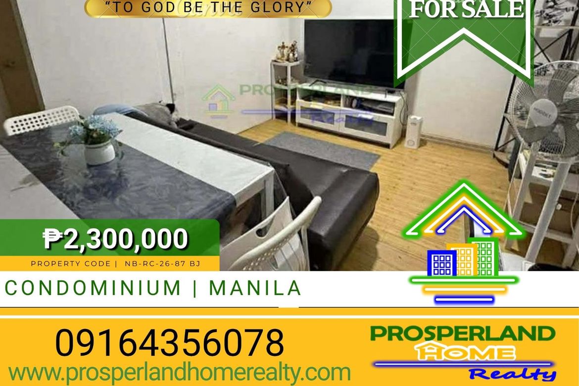 2 Bedroom Condo for Sale in Quiapo, Manila, Metro Manila near LRT-1 Carriedo