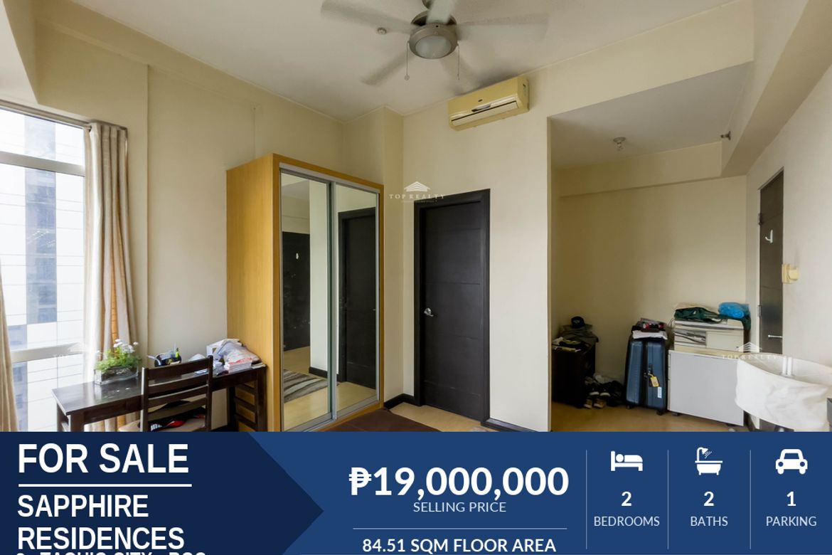 2 Bedroom Condo for Sale in Sapphire Residences, BGC, Taguig