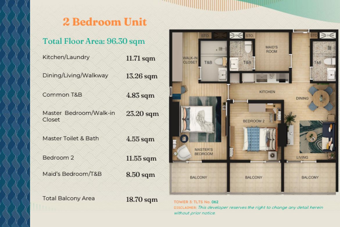 2 Bedroom Condo for Sale in Subabasbas, Lapu-Lapu, Cebu