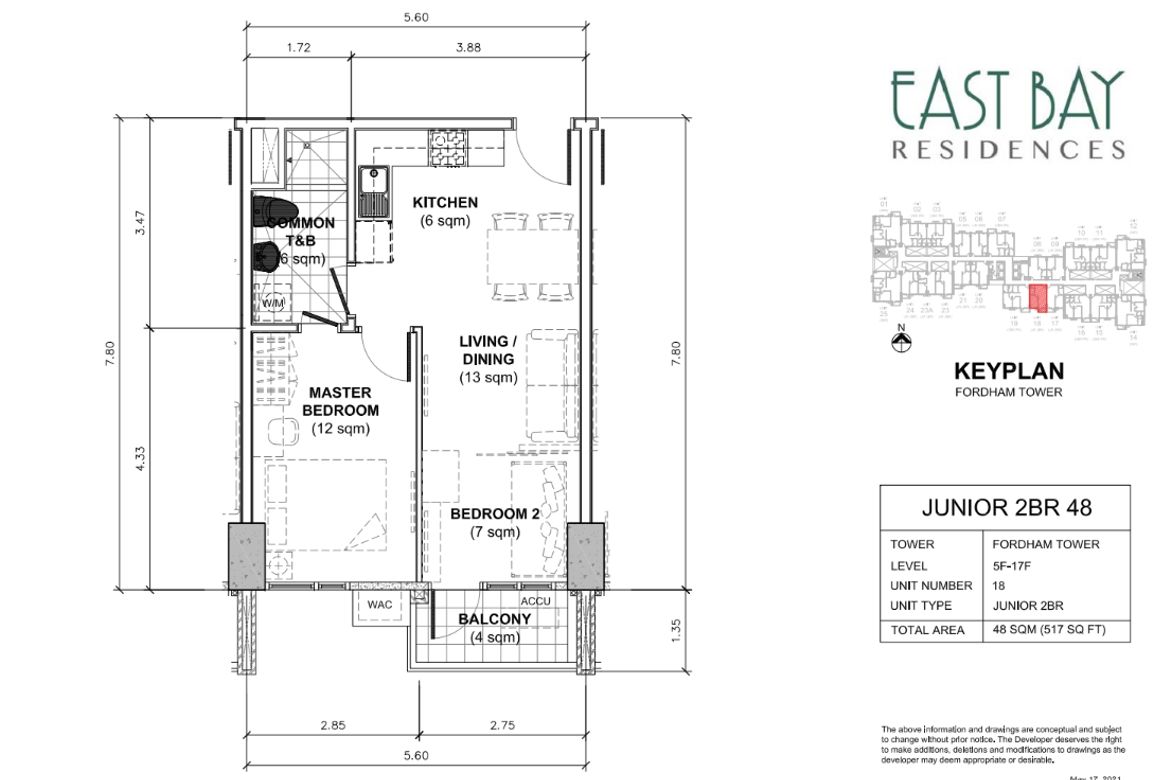 2 Bedroom Condo for Sale in Sucat, Muntinlupa, Metro Manila – photo 6
