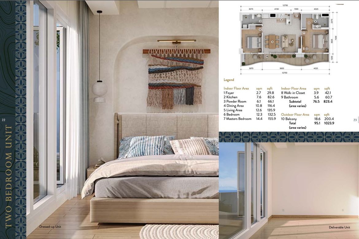 2 Bedroom Condo for Sale in The Nautilus at CaSoBē, Santa Ana, Calatagan, Batangas