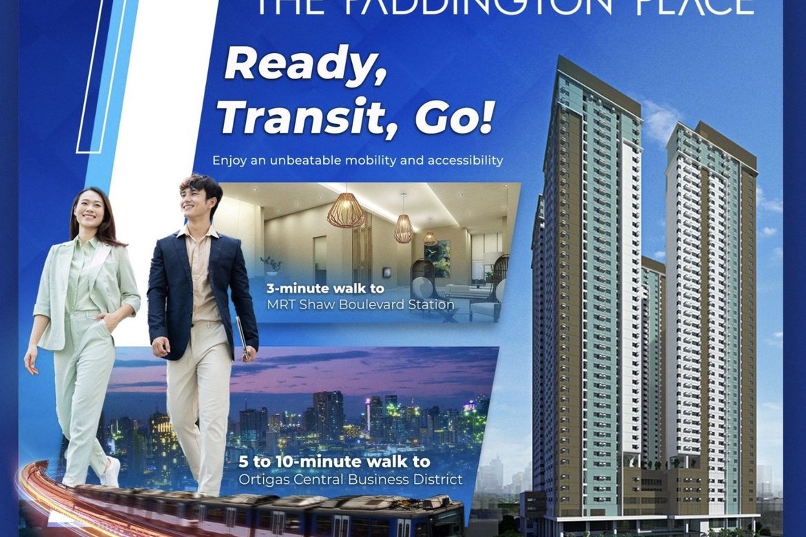 2 Bedroom Condo for Sale in The Paddington Place, Highway Hills, Mandaluyong, Metro Manila near MRT-3 Shaw Boulevard