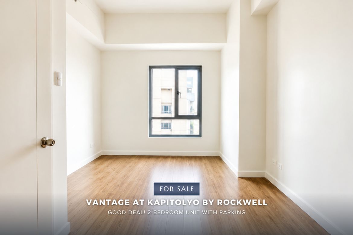 2 Bedroom Condo for Sale in The Vantage at Kapitolyo, Kapitolyo, Pasig, Metro Manila