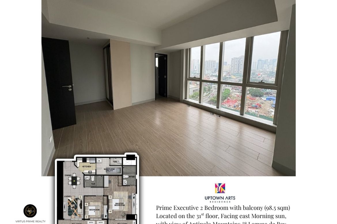 2 Bedroom Condo for Sale in Uptown Arts Residence, BGC, Taguig