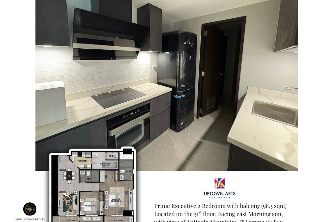 2 Bedroom Condo for Sale in Uptown Arts Residence, BGC, Taguig – photo 2