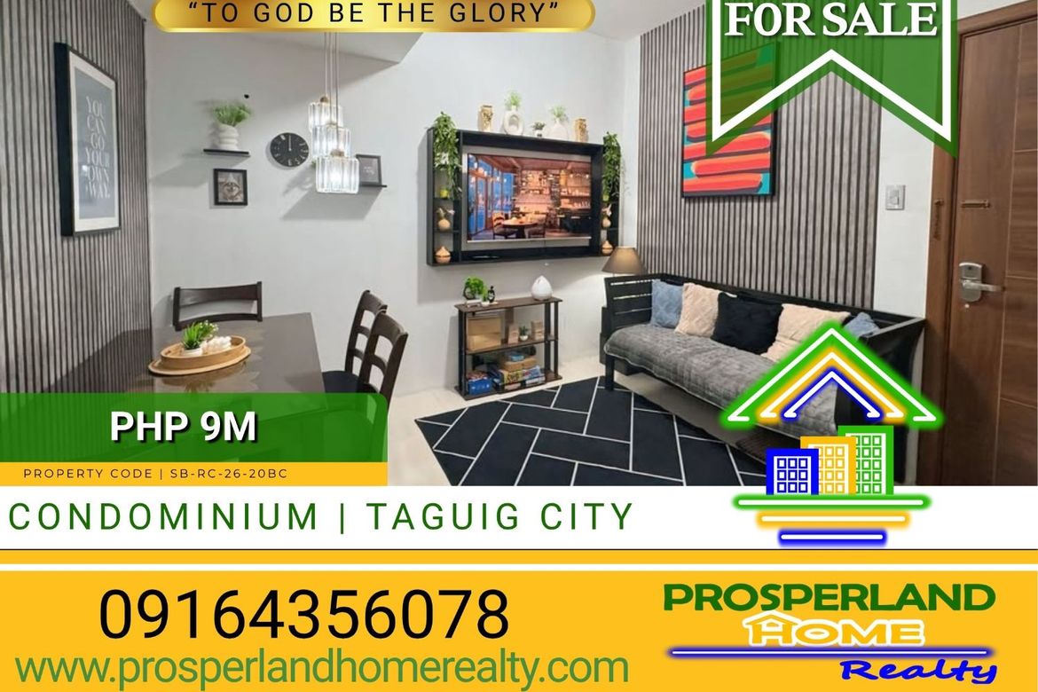 2 Bedroom Condo for Sale in Ususan, Taguig, Metro Manila