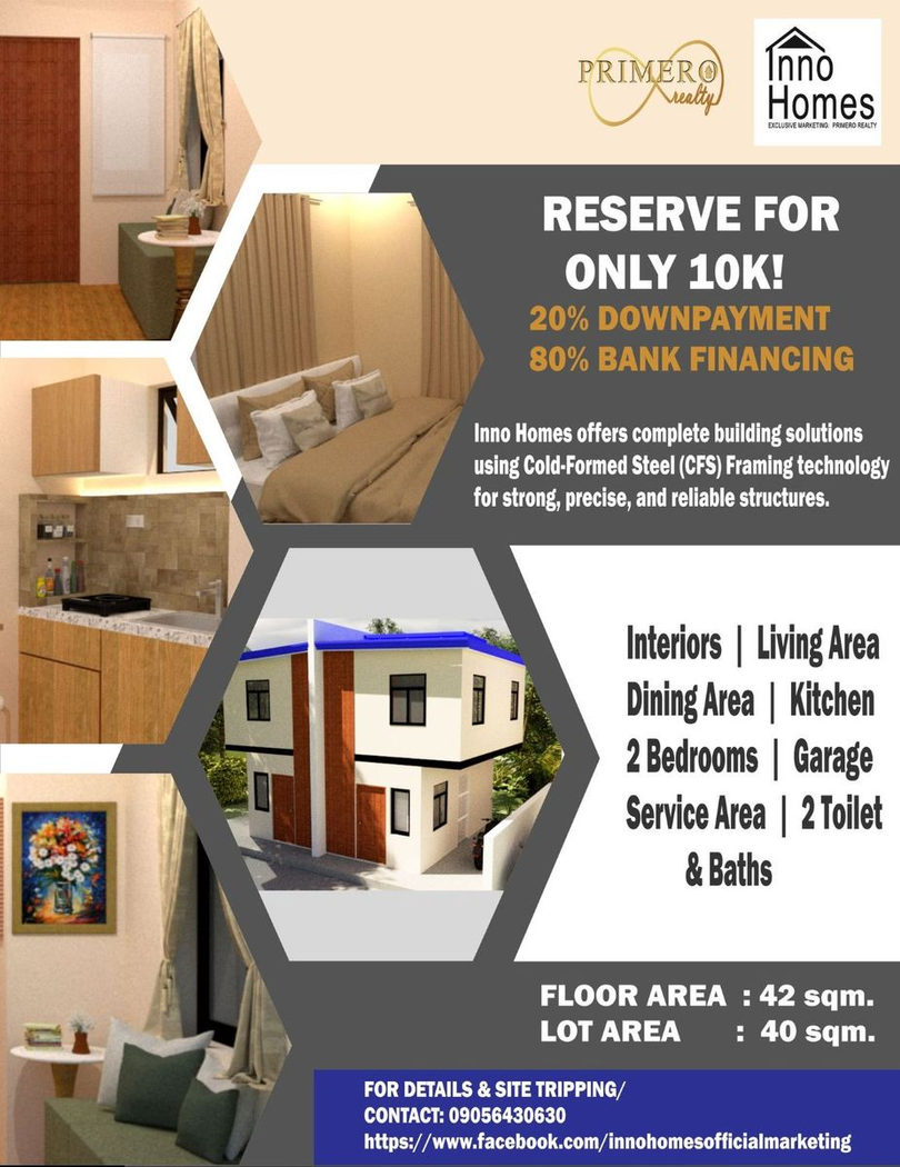 2-Bedroom Duplex Townhouse for Sale in Inno Homes, San Guillermo, Morong, Rizal – photo 11