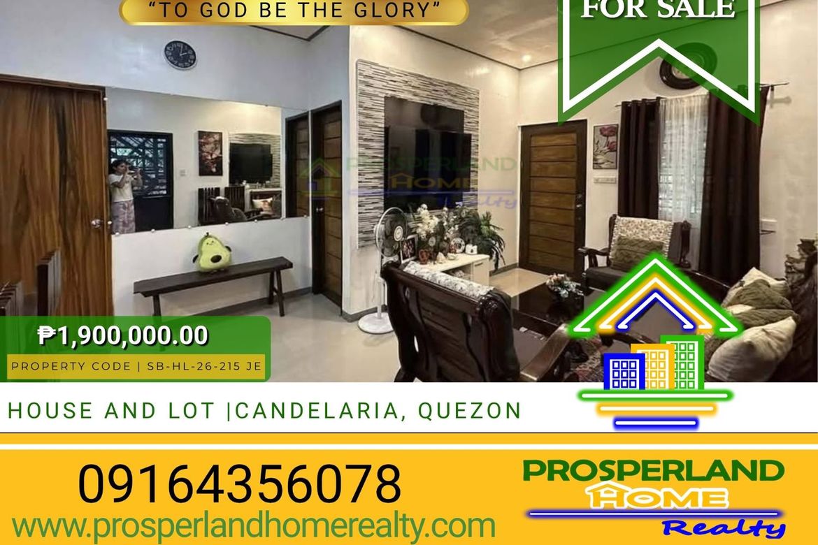 2 Bedroom House for Sale in Poblacion, Candelaria, Quezon