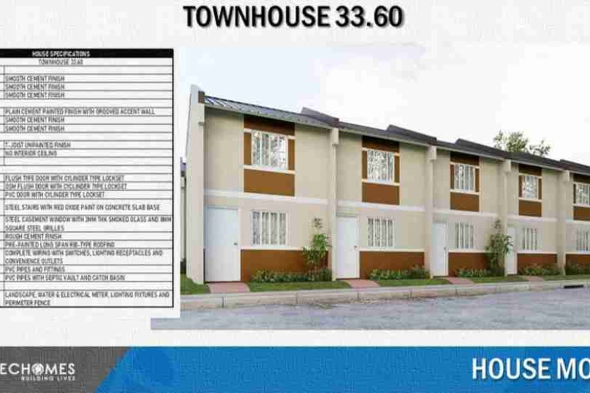 2 Bedroom Townhouse for Sale in Calawitan, San Ildefonso, Bulacan