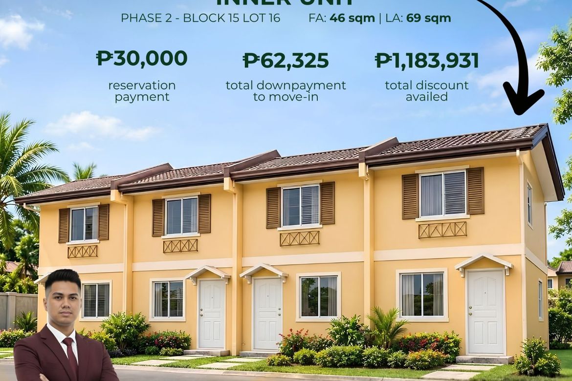 2 Bedroom Townhouse for Sale in Camella Davao, Communal, Davao City, Davao del Sur