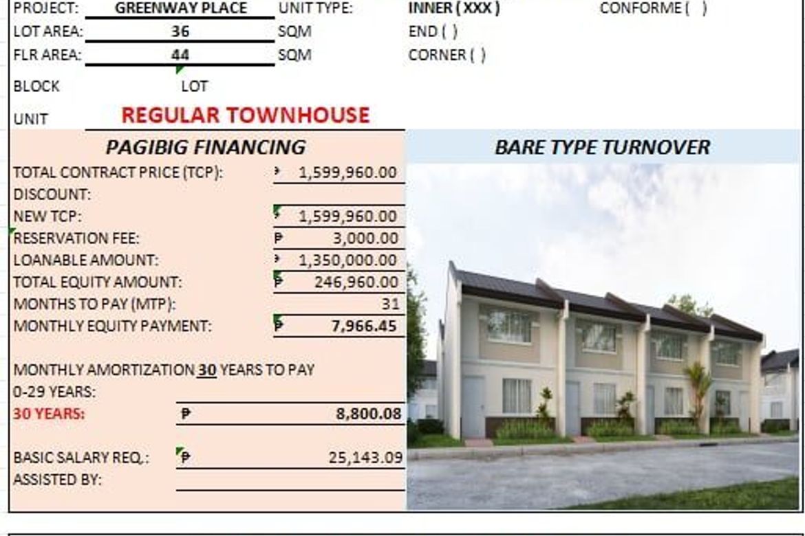 2 Bedroom Townhouse for Sale in Caysio, Santa Maria, Bulacan – photo 4