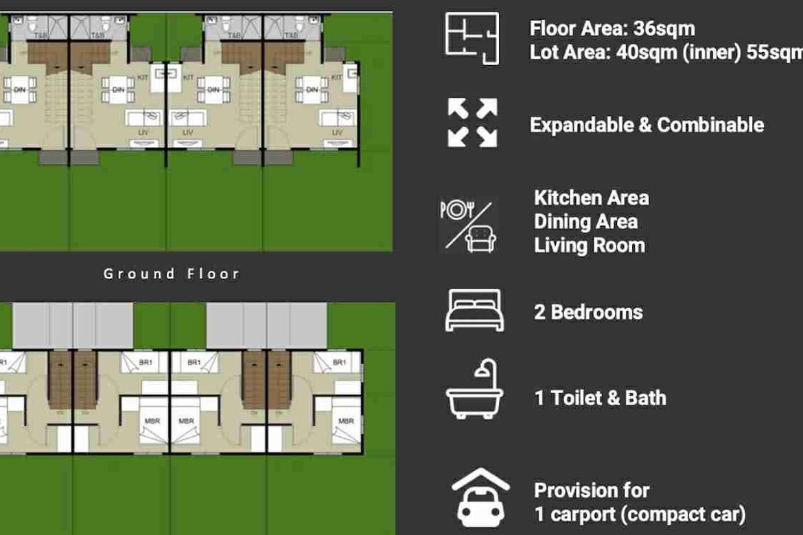 2 Bedroom Townhouse for Sale in PHirst Sights Bay, Puypuy, Bay, Laguna – photo 6