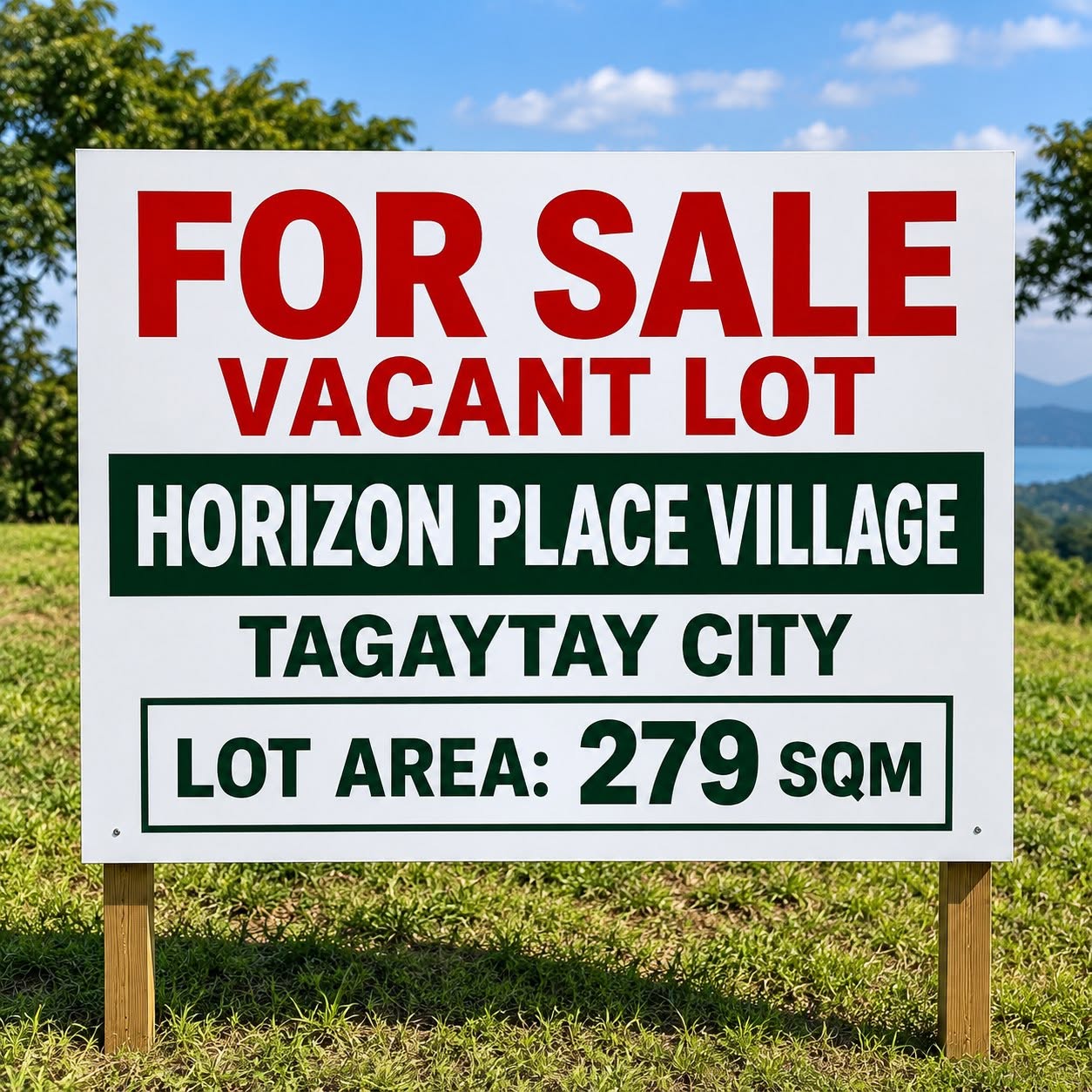 279 SQM Vacant Lot for Sale in Horizon Place Village, Tagaytay City