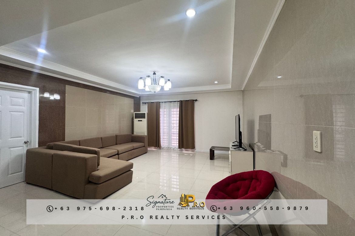 3 Bedroom Apartment for Rent in Anunas, Angeles, Pampanga
