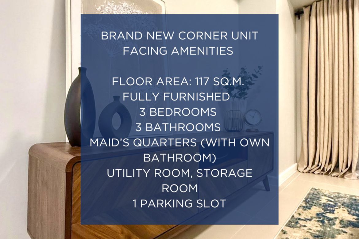 3 Bedroom Apartment for Rent in Park Cascades at Arca South, Western Bicutan, Taguig, Metro Manila photo 5