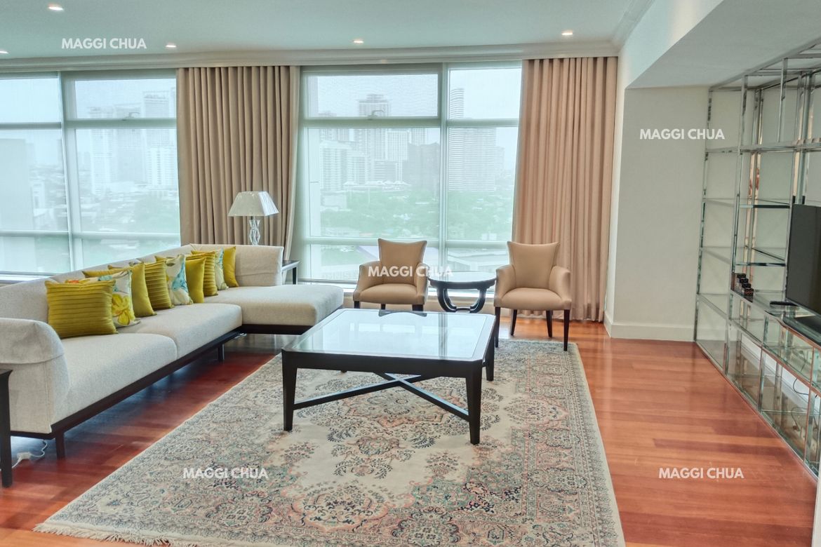 3 Bedroom Condo for Rent in One Roxas Triangle Tower, Urdaneta, Makati, Metro Manila near MRT-3 Buendia