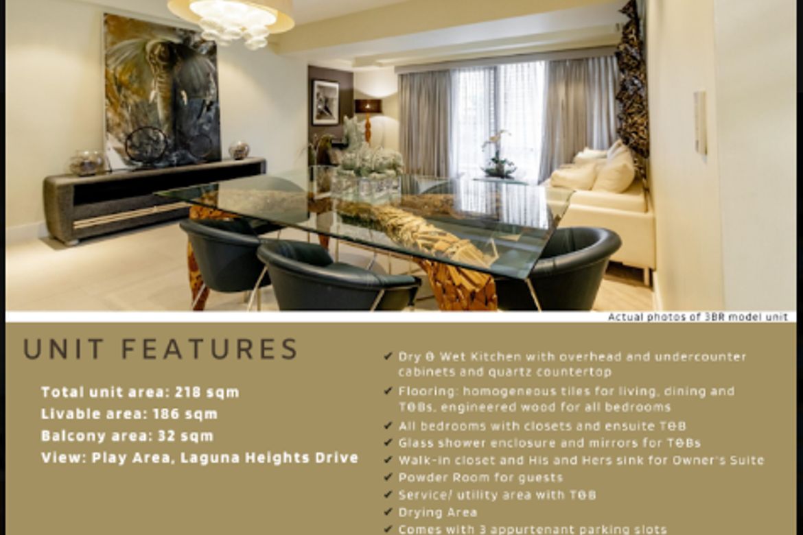 3 Bedroom Condo for Sale in Alabang, Muntinlupa, Metro Manila