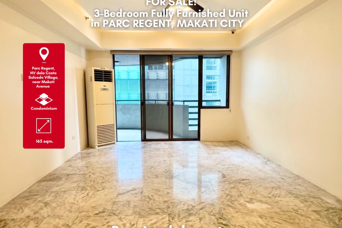 3 Bedroom Condo for Sale in Bel-Air, Makati, Metro Manila
