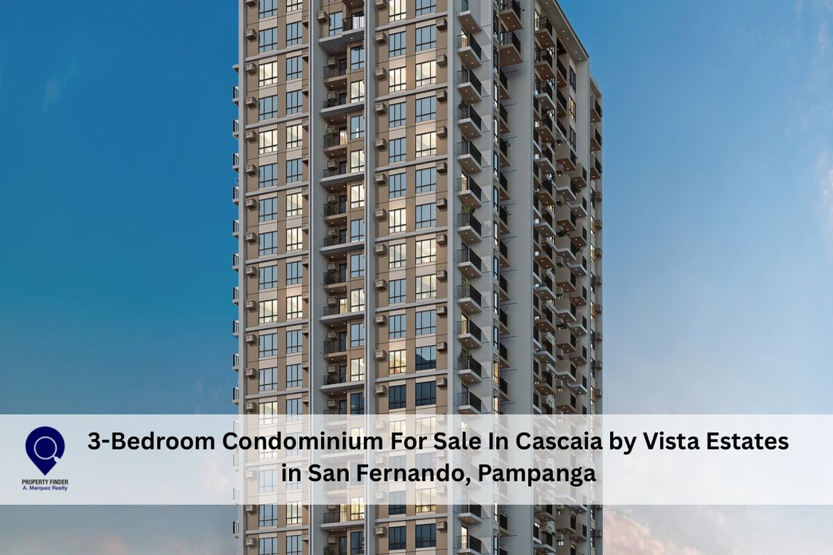 3 Bedroom Condo for Sale in Cascaia by Vista Estates, San Isidro, San Fernando, Pampanga