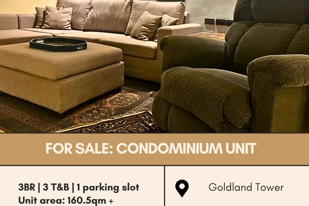 3 Bedroom Condo for Sale in Greenhills, San Juan, Metro Manila near MRT-3 Santolan
