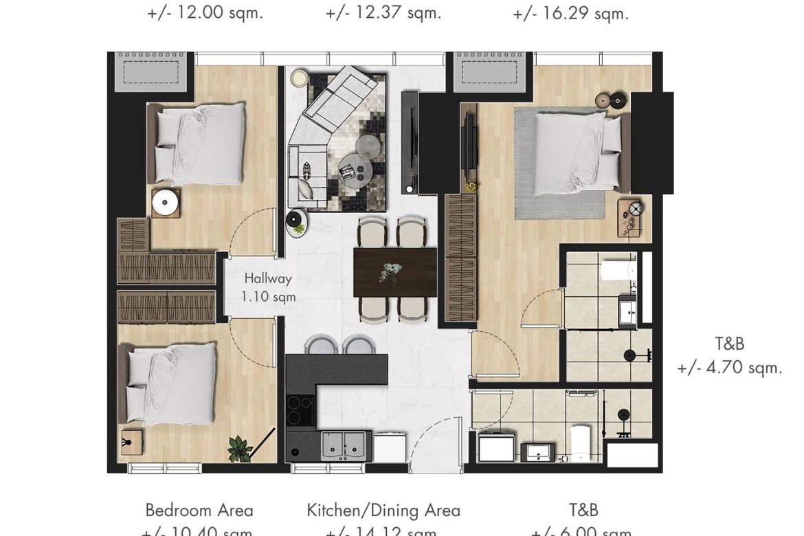 3 Bedroom Condo for Sale in Highway Hills, Mandaluyong, Metro Manila near MRT-3 Shaw Boulevard