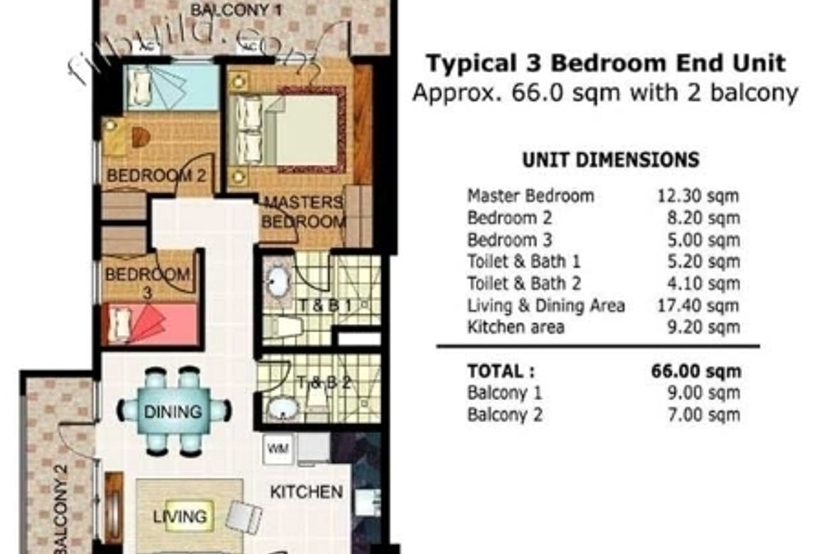 3 Bedroom Condo for Sale in Illumina Residences Manila, Santa Mesa, Manila, Metro Manila – photo 8