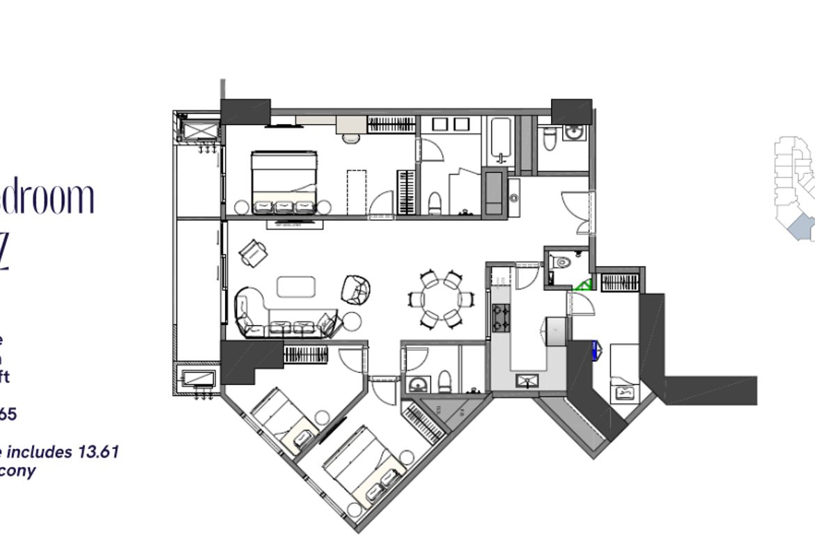 3 Bedroom Condo for Sale in Laya by Shang Properties, Oranbo, Pasig, Metro Manila – photo 5