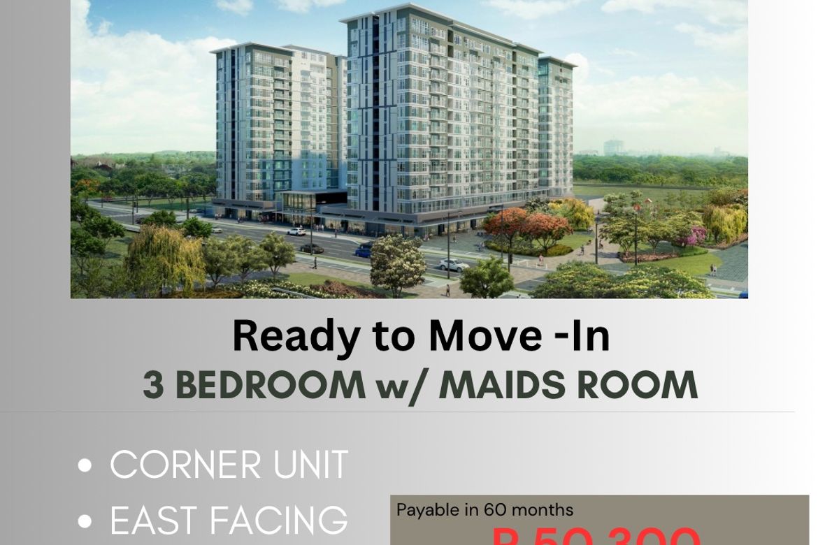 3 Bedroom Condo for Sale in Park Cascades at Arca South, Western Bicutan, Taguig, Metro Manila – photo 6