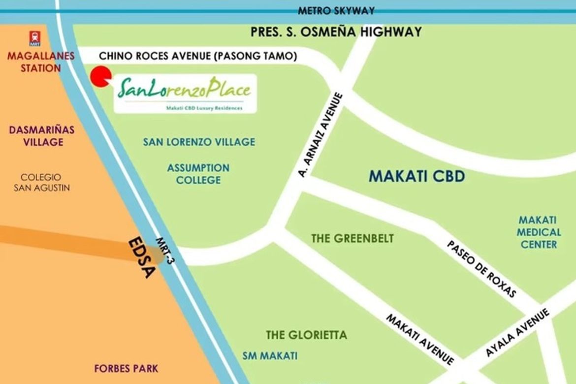 3 Bedroom Condo for Sale in San Lorenzo Place, Bangkal, Makati, Metro Manila near MRT-3 Magallanes – photo 2