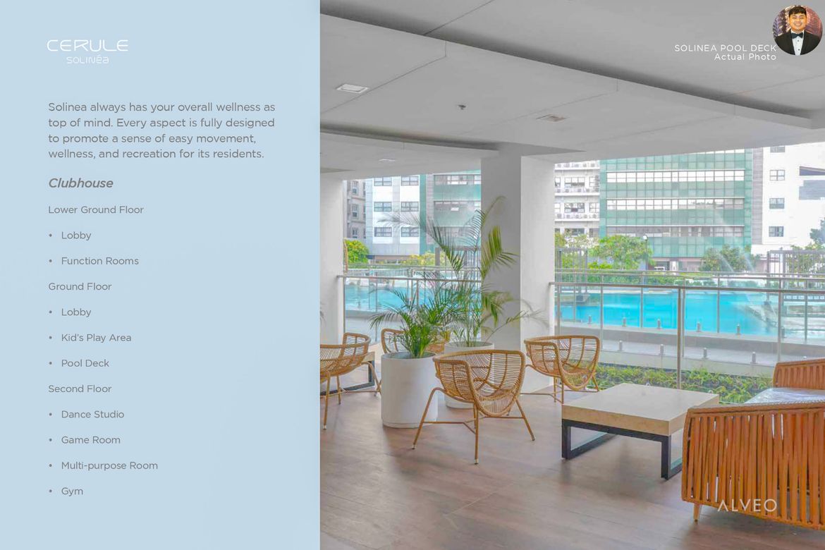 3 Bedroom Condo for Sale in Solinea by Alveo Land, Luz, Cebu City, Cebu