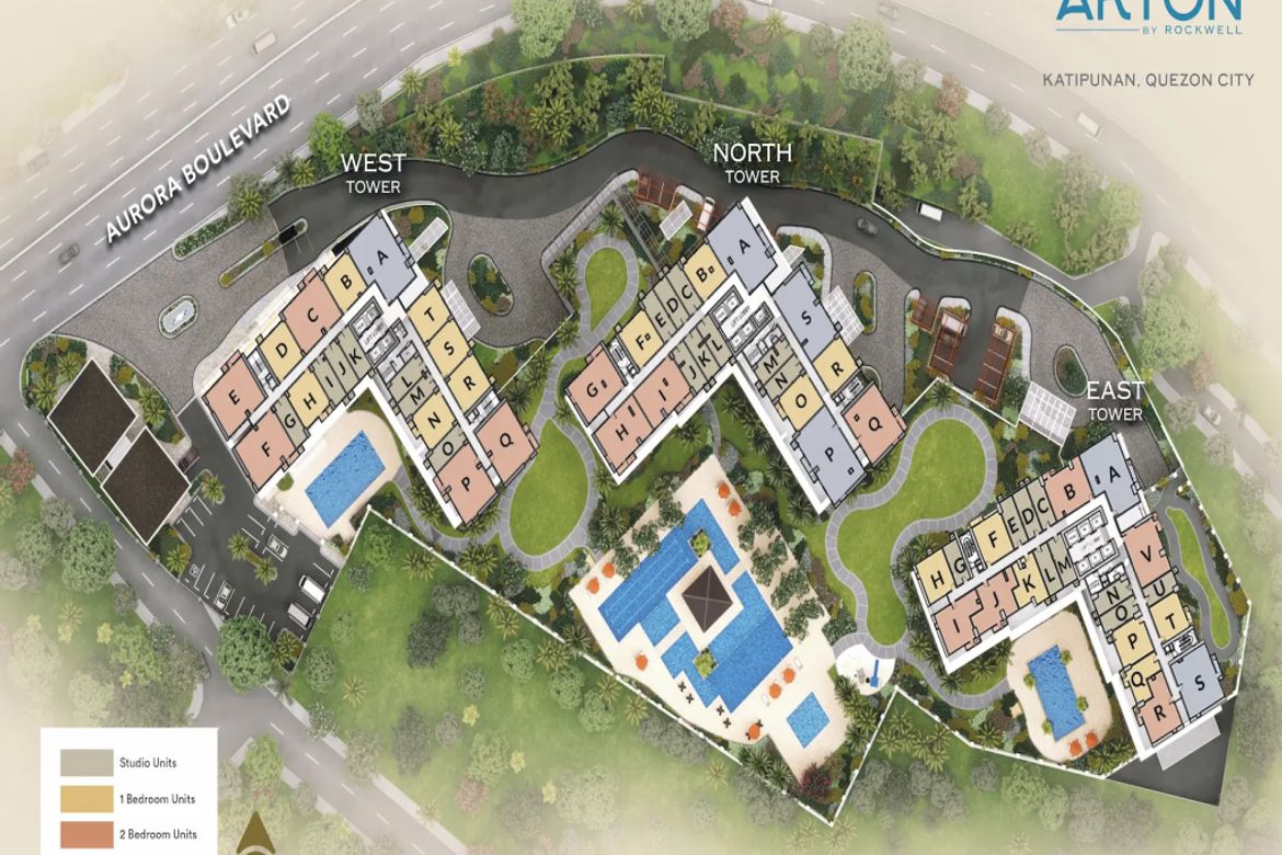 3 Bedroom Condo for Sale in The Arton by Rockwell, Loyola Heights, Quezon City, Metro Manila near LRT-2 Katipunan – photo 3
