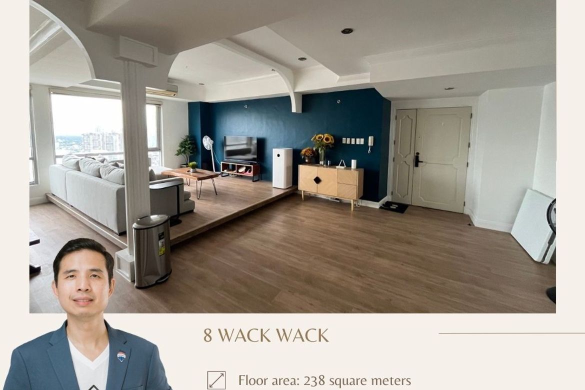 3 Bedroom Condo for Sale in Wack-Wack Greenhills, Mandaluyong, Metro Manila near MRT-3 Shaw Boulevard
