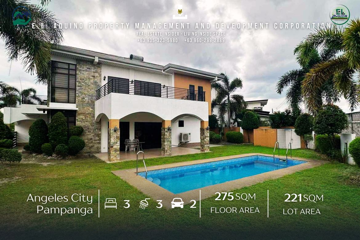 3 Bedroom House for Rent in Amsic, Angeles, Pampanga