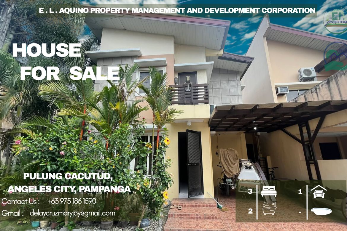 3 Bedroom House for Sale in Cutud, Angeles, Pampanga