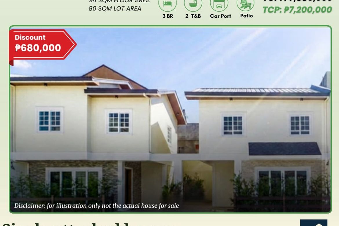 3 Bedroom House for Sale in Habay II, Bacoor, Cavite