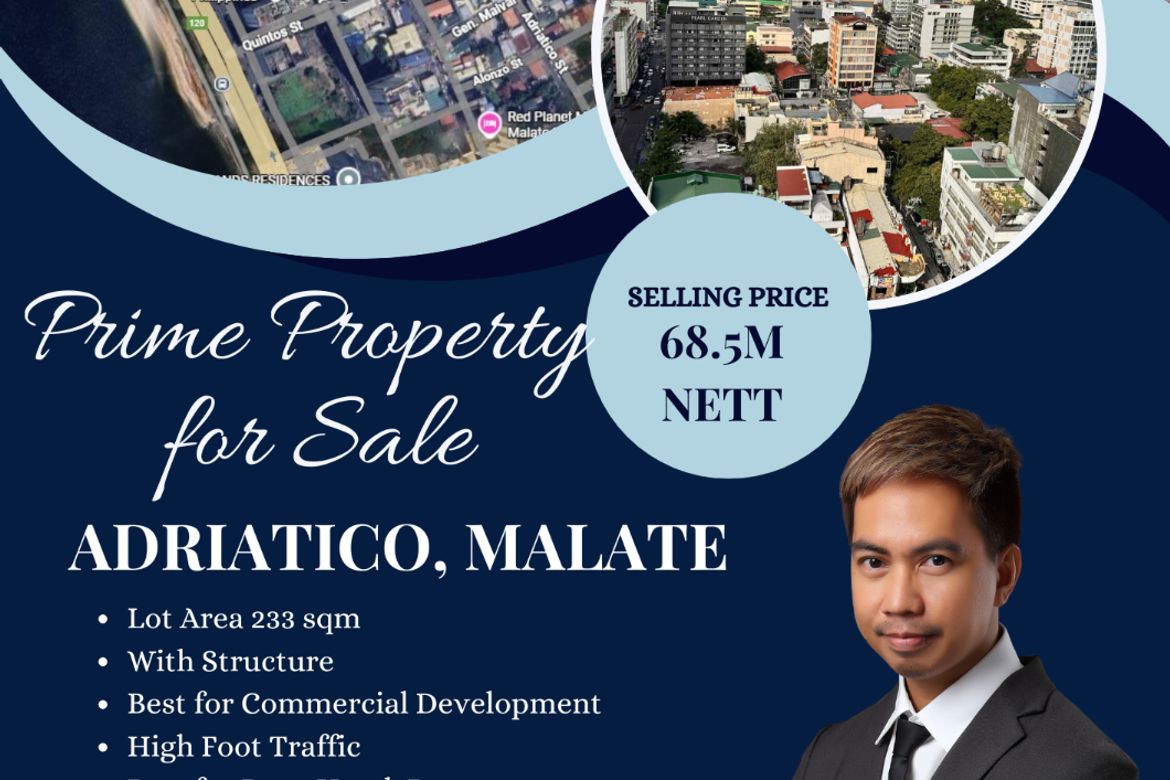 3 Bedroom House for Sale in Malate, Manila, Metro Manila near LRT-1 Vito Cruz
