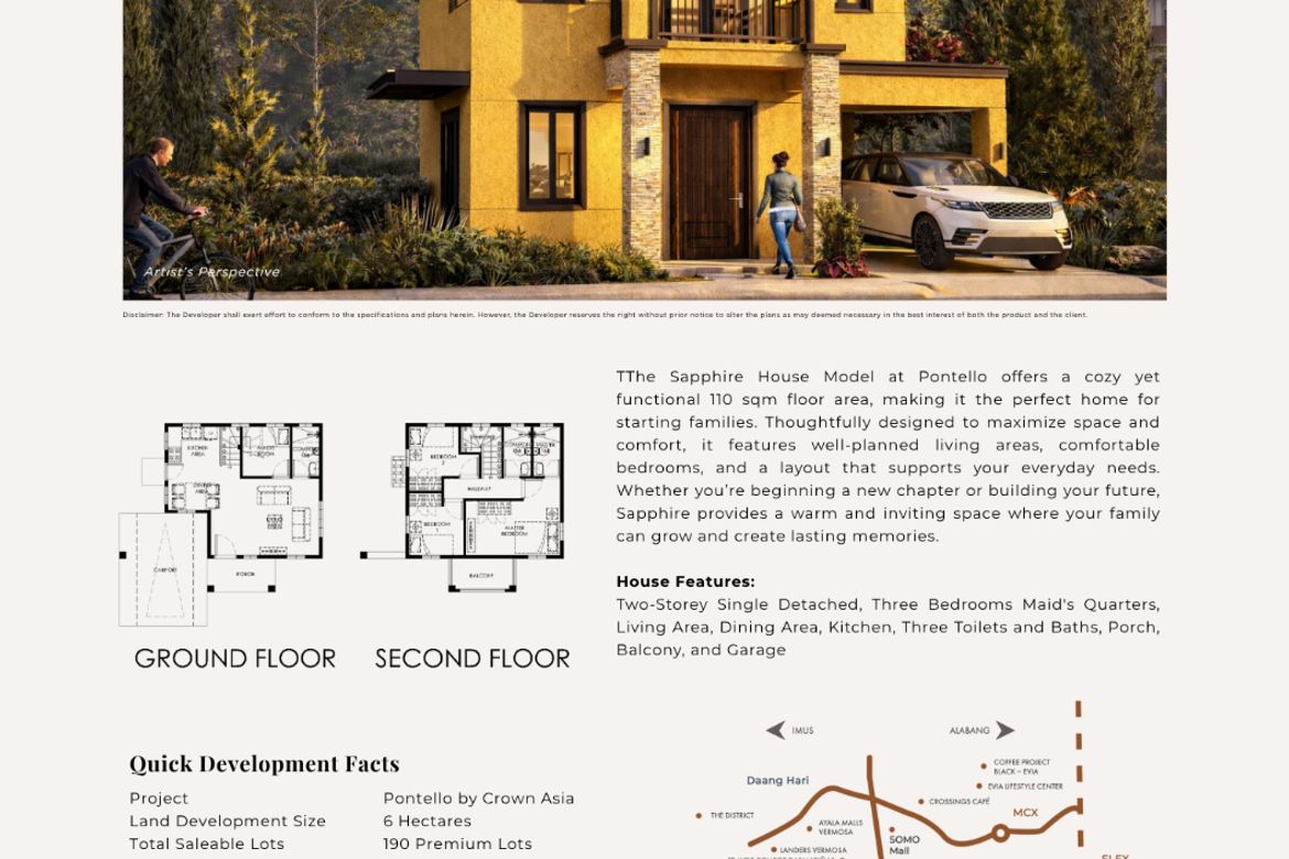 3 Bedroom House for Sale in Ponticelli Hills, Molino III, Bacoor, Cavite – photo 8