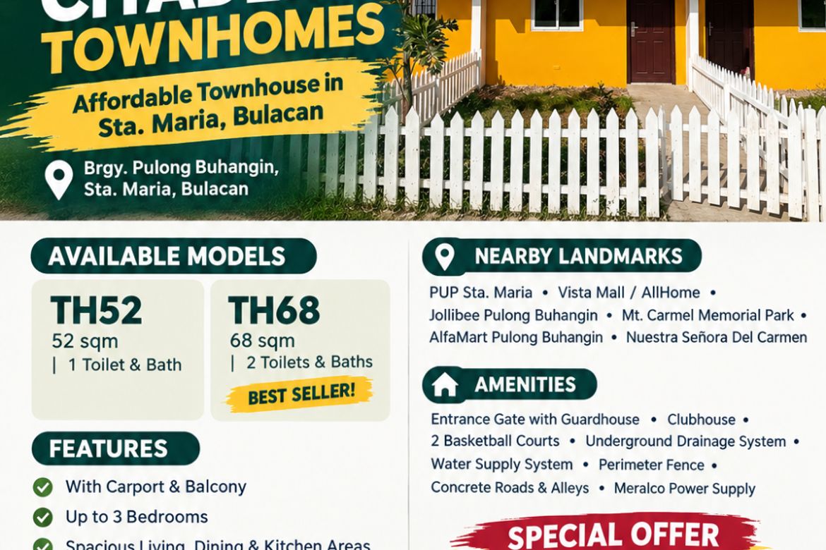 3 Bedroom House for Sale in San Jose Patag, Santa Maria, Bulacan