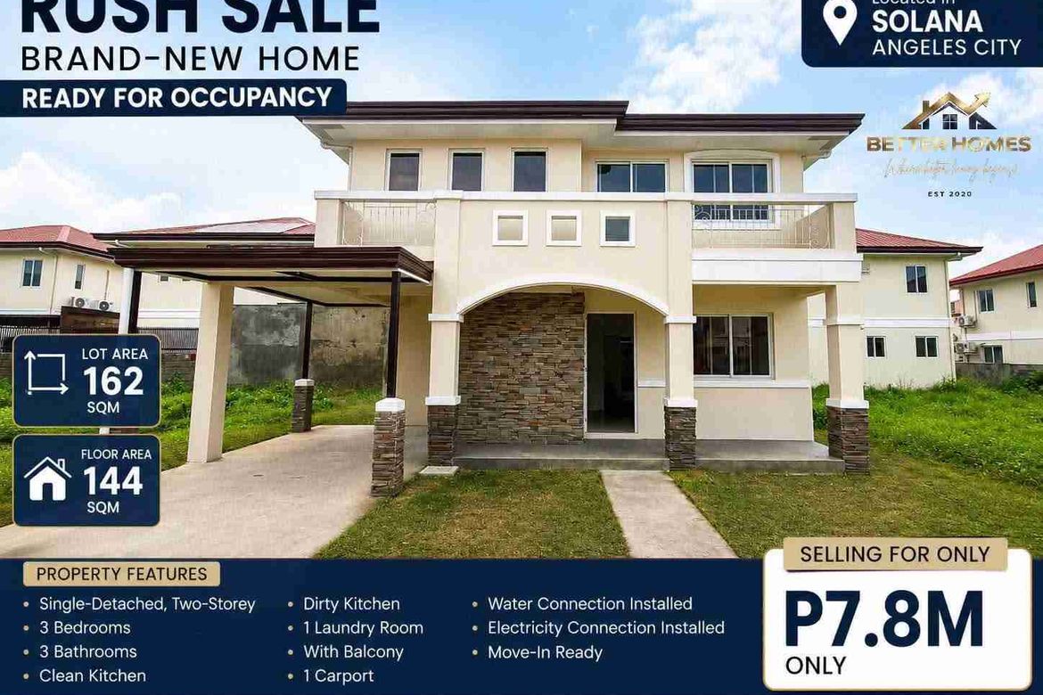 3 Bedroom House for Sale in Sapalibutad, Angeles, Pampanga