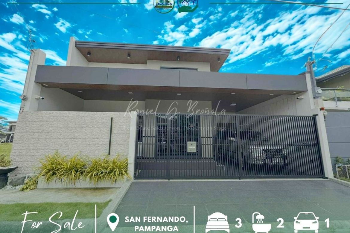 3 Bedroom House for Sale in Telabastagan, San Fernando, Pampanga