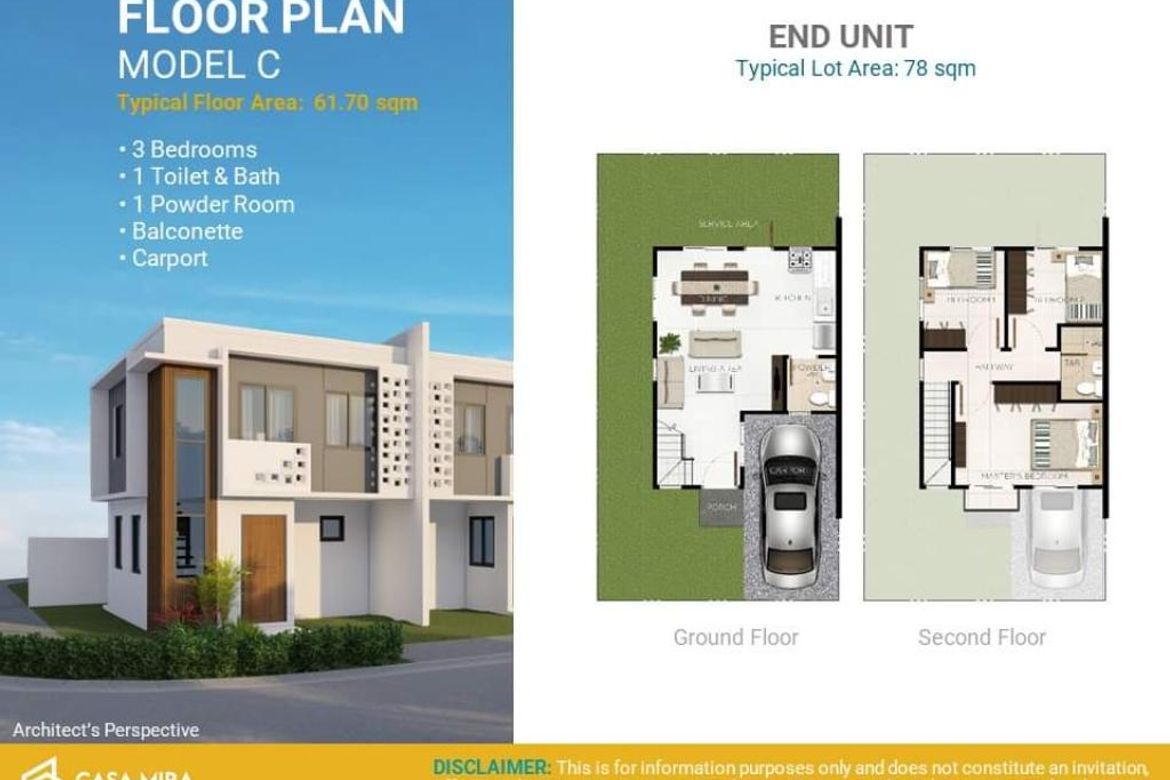 3 Bedroom Townhouse for Sale in Guinsay, Danao, Cebu