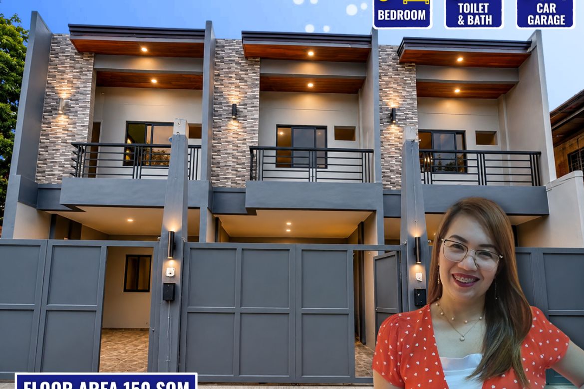3 Bedroom Townhouse for Sale in Gulod, Quezon City, Metro Manila