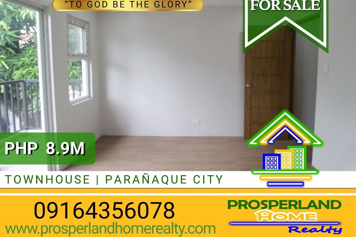 3 Bedroom Townhouse for Sale in San Isidro, Parañaque, Metro Manila