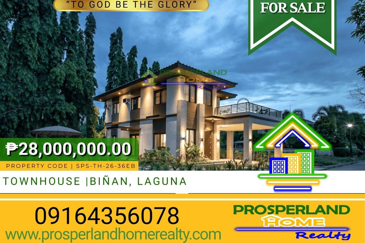3 Bedroom Townhouse for Sale in Zapote, Biñan, Laguna