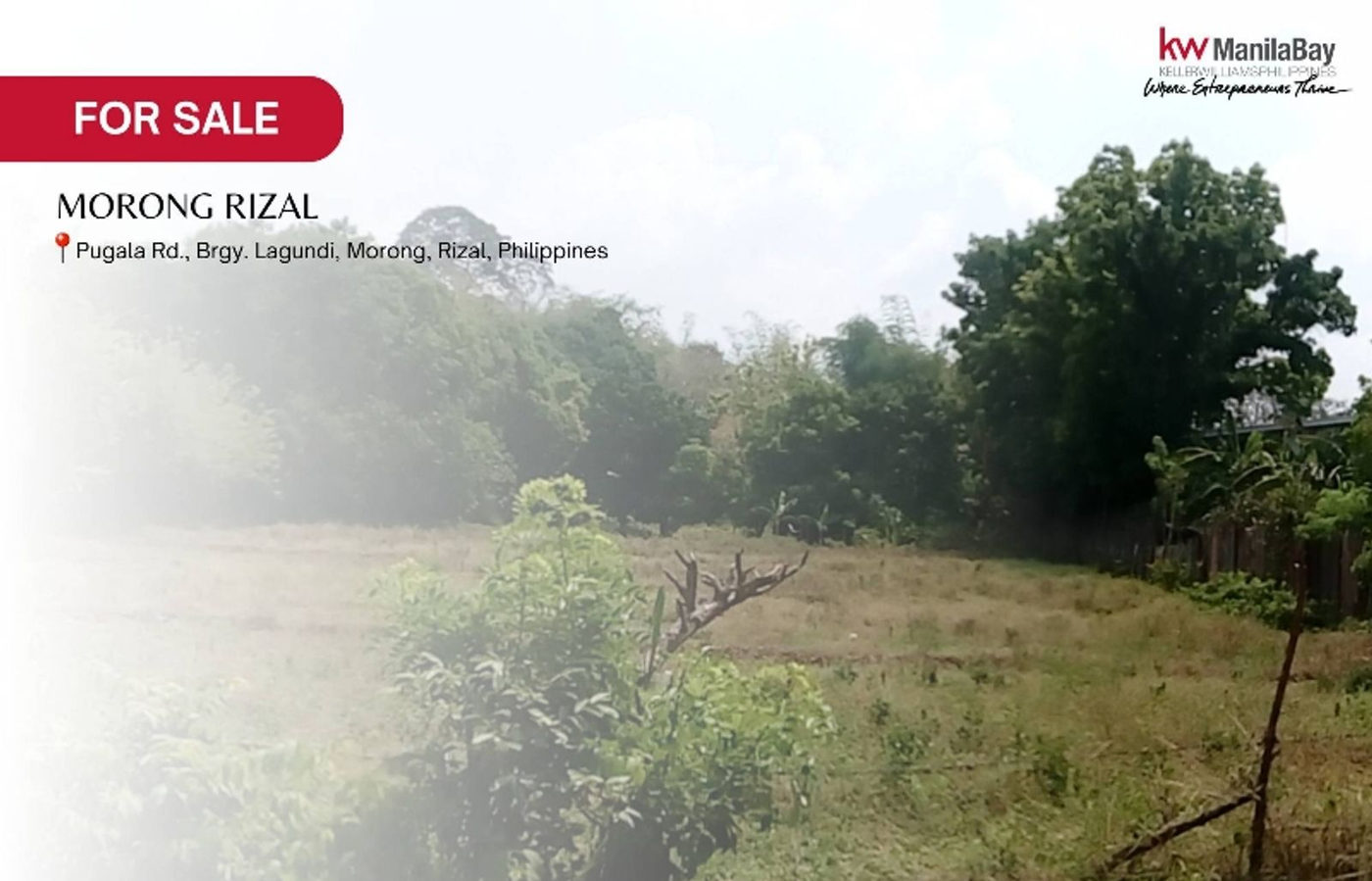 4,000 SQM Residential Farm Lot for Sale in Lagundi, Morong, Rizal