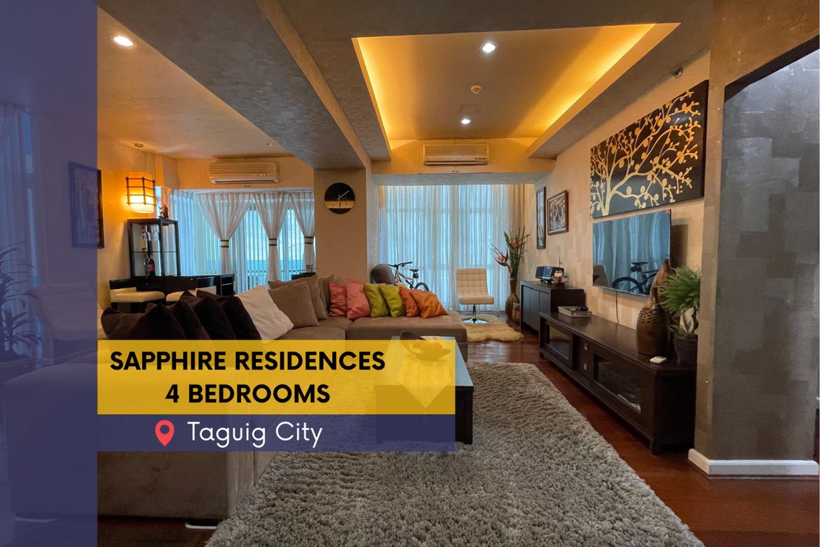 4 Bedroom Condo for Sale in Sapphire Residences, BGC, Taguig