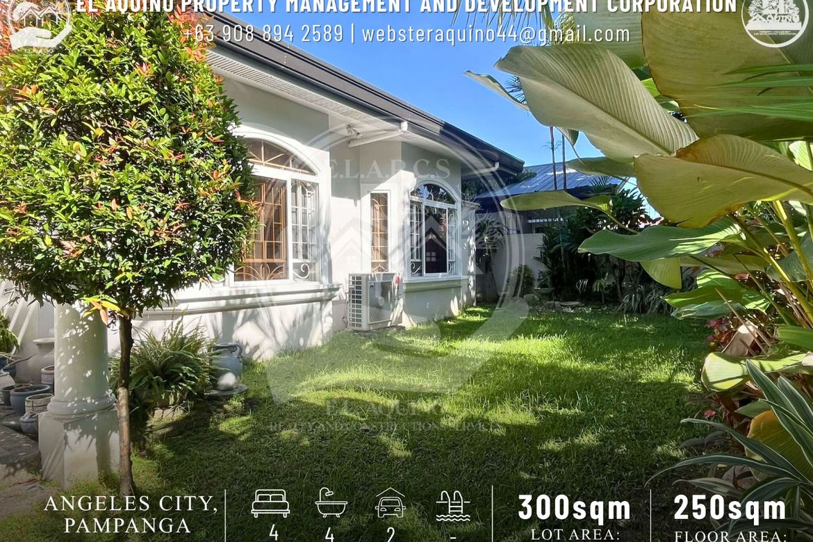 4 Bedroom House for Rent in Pampang, Angeles, Pampanga