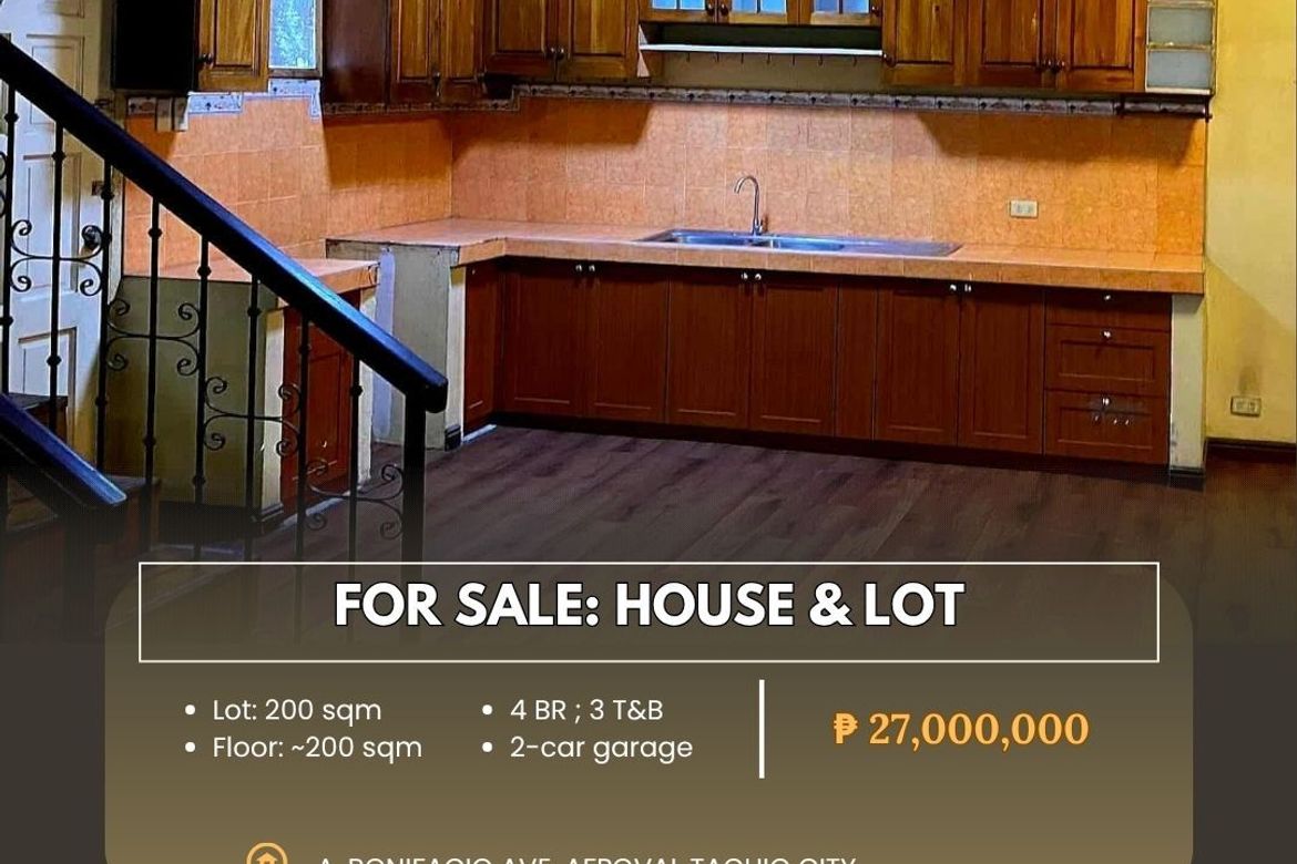 4 Bedroom House for Sale in Central Bicutan, Taguig, Metro Manila