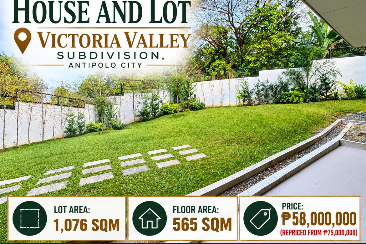 4 Bedroom House for Sale in Dela Paz, Antipolo, Rizal