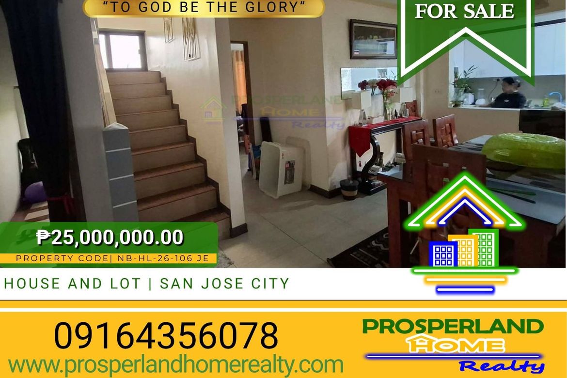 4 Bedroom House for Sale in Ferdinand E. Marcos Poblacion, San Jose, Nueva Ecija